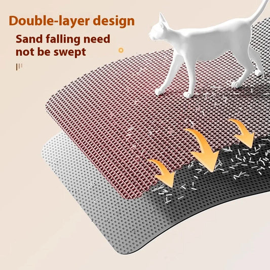Extra Large Heavy-Duty Cat Litter Mat