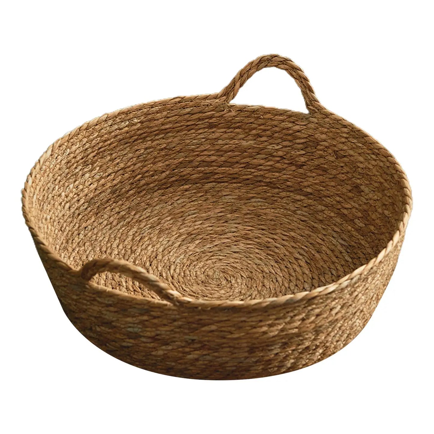 Hand-Woven All-Season Cat Bed Basket