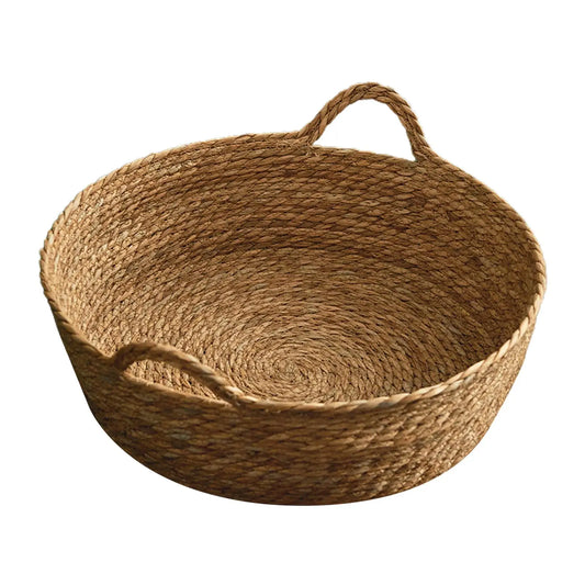 Hand-Woven All-Season Cat Bed Basket